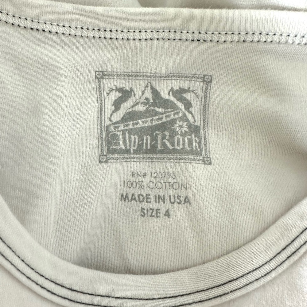 Alp N Rock White and Red Short Sleeve Tee - Picture 5 of 7